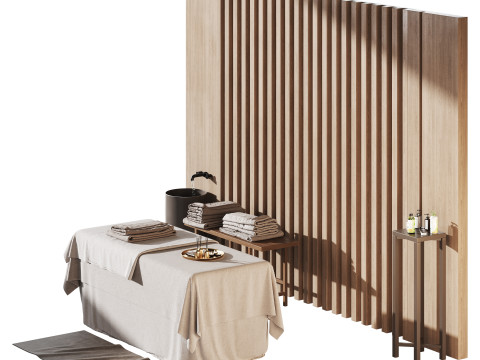 Modern spa and accessories 02 3Dモデル