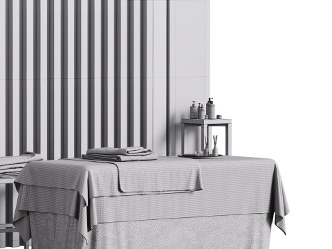Modern spa and accessories 02 3Dモデル
