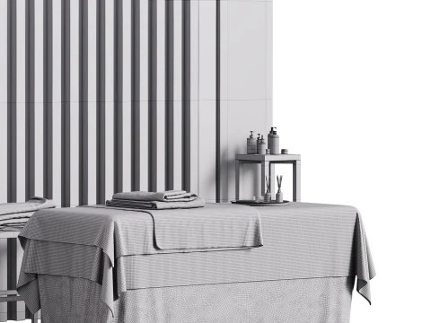 Modern spa and accessories 02 3D Model
