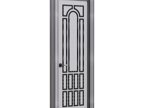 Modern entrance door 23 3D Модель