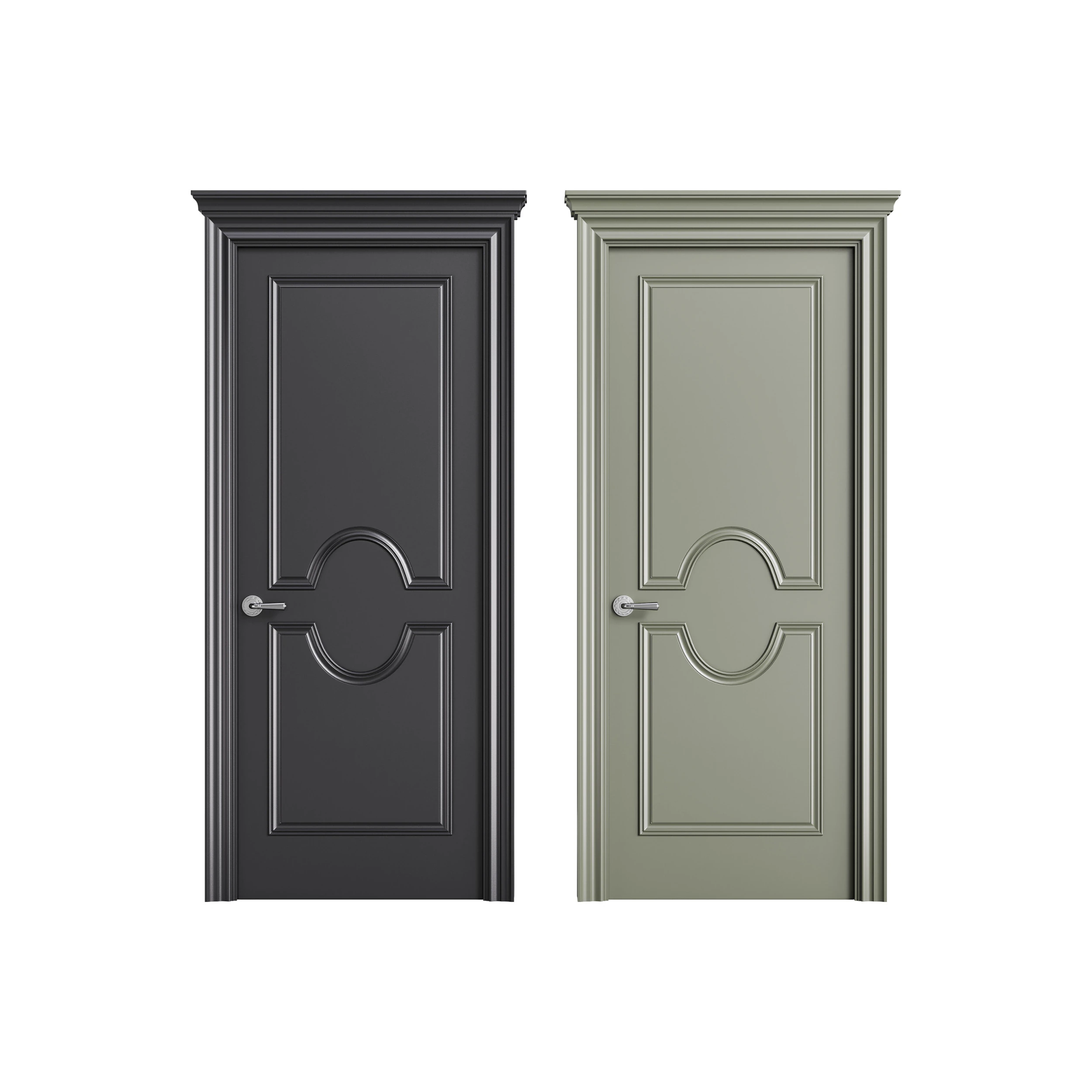 Modern entrance door 24 3D Model .c4d .max .obj .3ds .fbx .stl .blend 