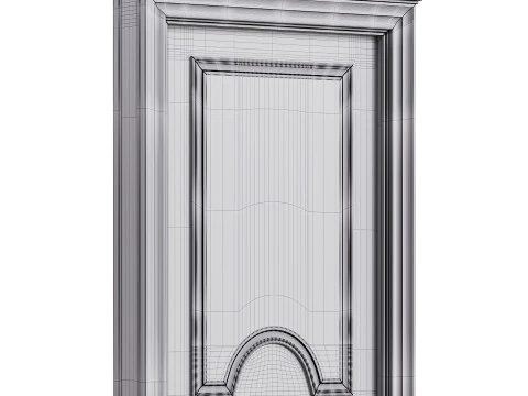 Modern entrance door 24 3D Model