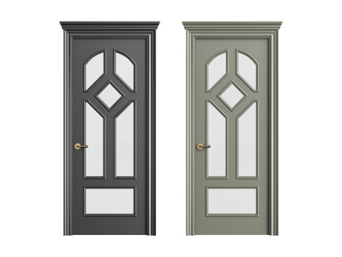 Modern entrance door 27 3D Model