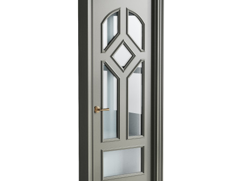 Modern entrance door 27 3D Model