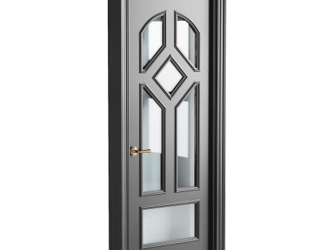 Modern entrance door 27 3D Model