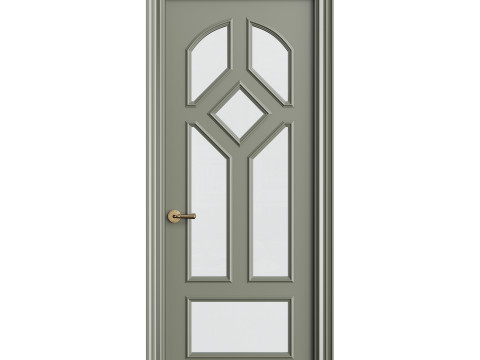 Modern entrance door 27 3D Model