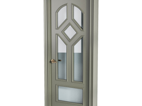 Modern entrance door 27 3D Model