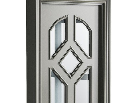 Modern entrance door 27 3D Model