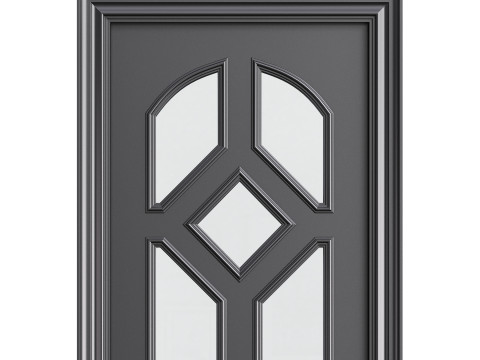 Modern entrance door 27 3D Model