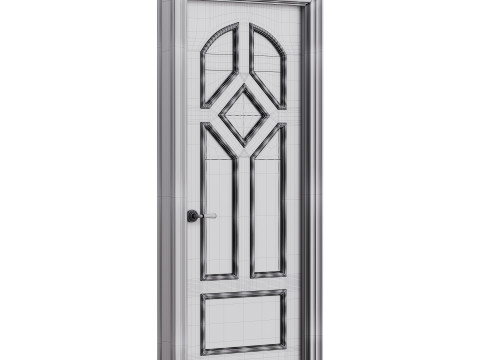 Modern entrance door 27 3D Model