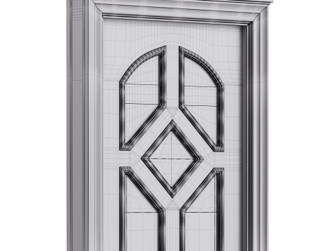 Modern entrance door 27 3D Model