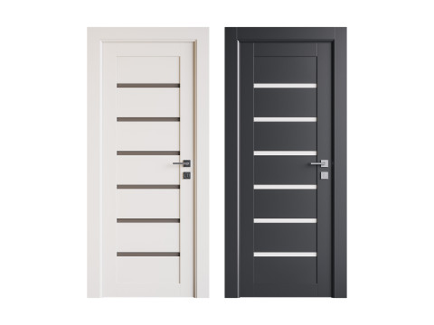 Modern entrance door 28 3D Model