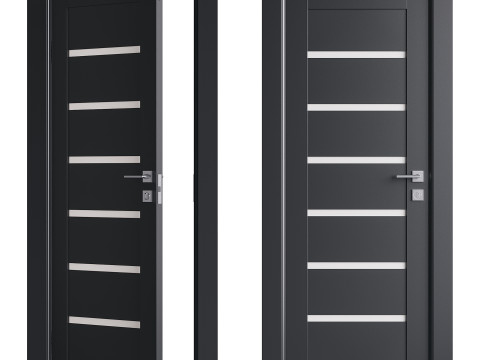Modern entrance door 28 3D Model