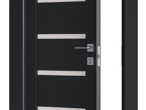 Modern entrance door 28 3D Model