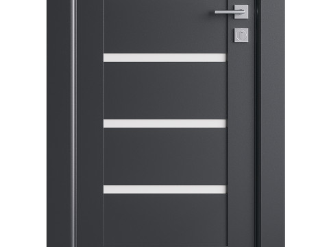 Modern entrance door 28 3D Model