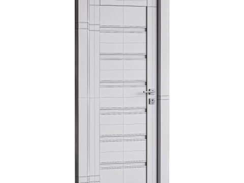 Modern entrance door 28 3D Model