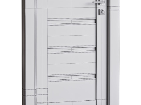 Modern entrance door 28 3D Model