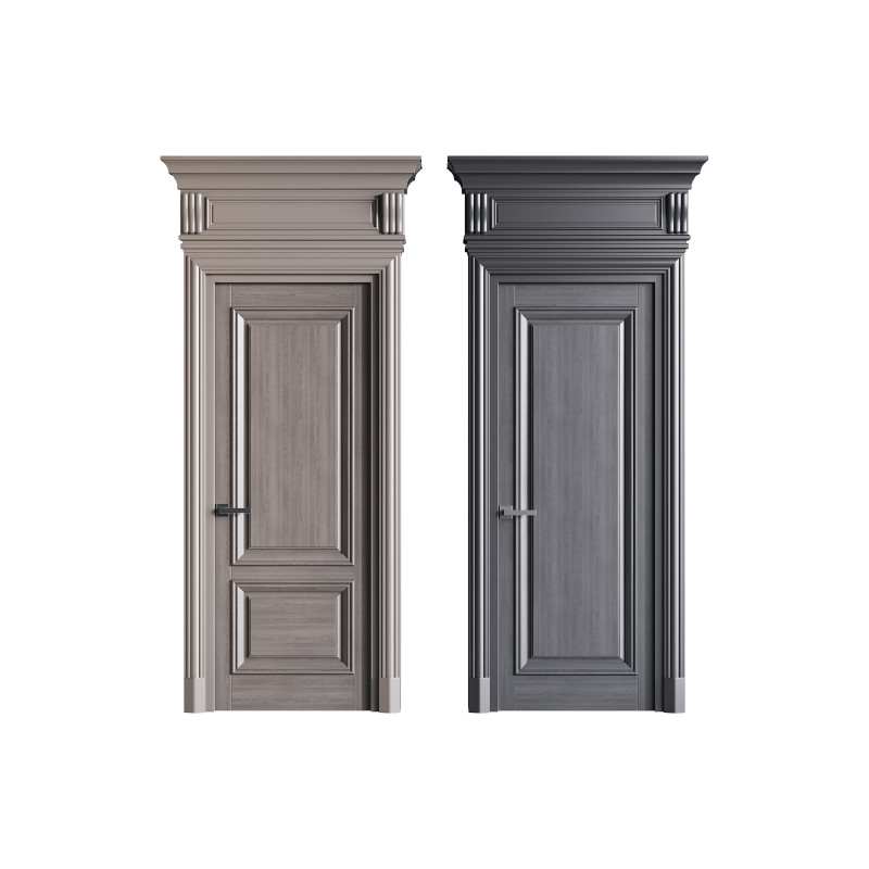 Modern entrance door 29 3D Model .c4d .max .obj .3ds .fbx .stl .blend 