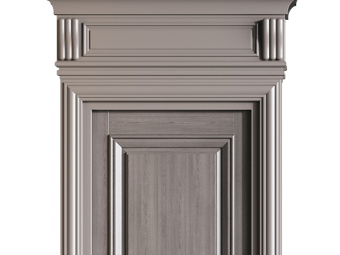 Modern entrance door 29 3D Model
