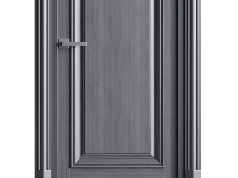 Porta d'ingresso moderna 29 Modello 3D