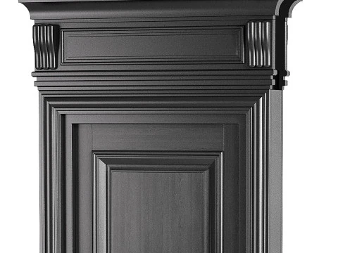 Porta d'ingresso moderna 29 Modello 3D