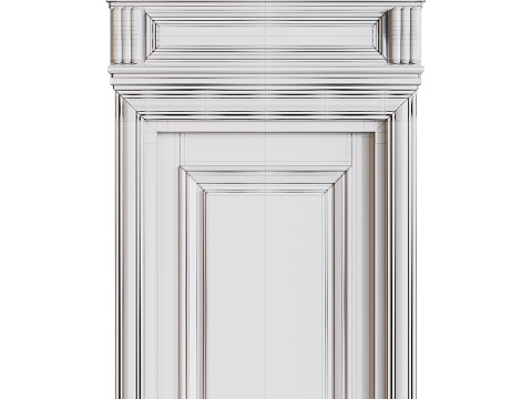Modern entrance door 29 3D Model