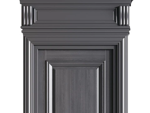 Modern entrance door 30 3D Model