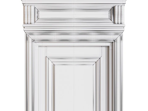 Modern entrance door 30 3D Model