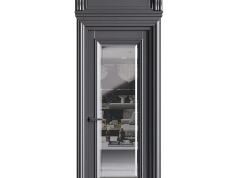 Modern entrance door 31 3D Model