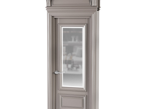 Modern entrance door 31 Model 3D