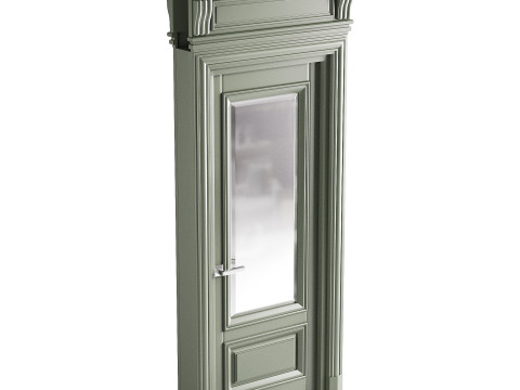 Modern entrance door 31 Model 3D
