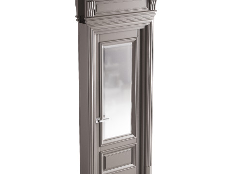Modern entrance door 31 Model 3D
