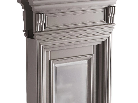 Modern entrance door 31 3D Model