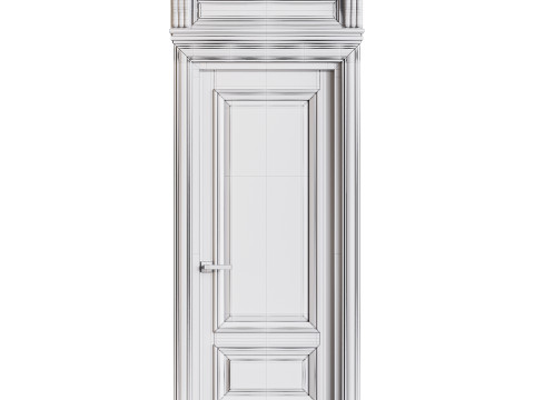 Modern entrance door 31 Model 3D