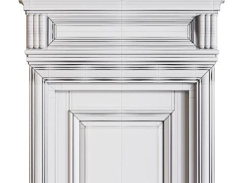 Modern entrance door 31 3D Model