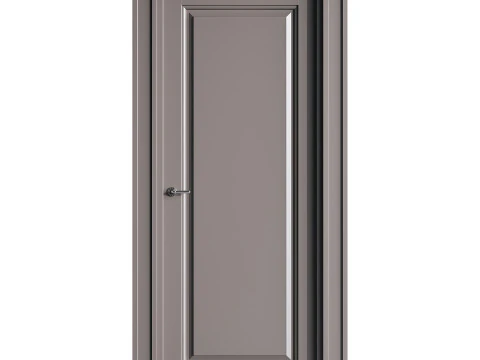 Modern entrance door 32 3D Model