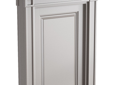 Modern entrance door 32 3D Model