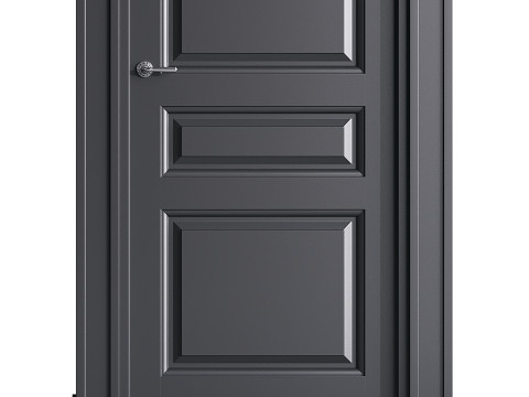 Modern entrance door 32 3D Model