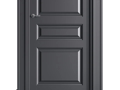 Modern entrance door 32 3D Model