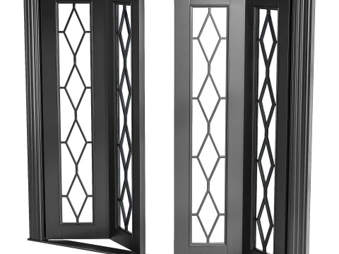 Porta de entrada moderna 33 Modelo 3D