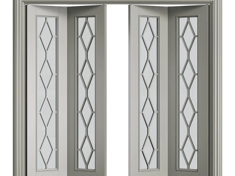 Porta de entrada moderna 33 Modelo 3D
