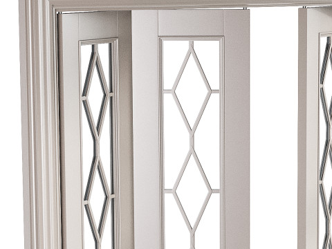 Modern entrance door 33 Modèle 3D