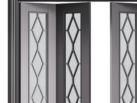 Porta de entrada moderna 33 Modelo 3D
