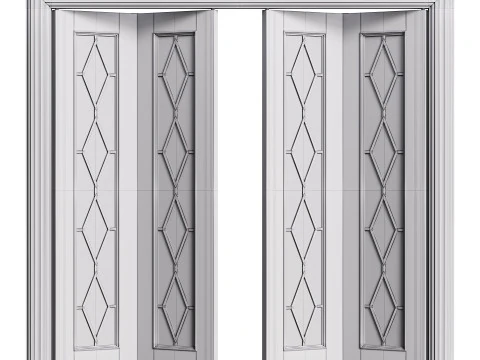 Porta de entrada moderna 33 Modelo 3D