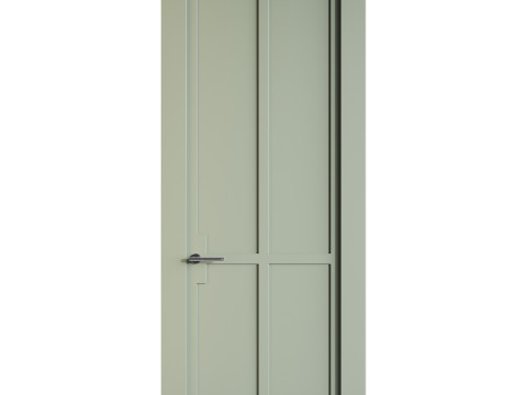Modern entrance door 34 Modello 3D