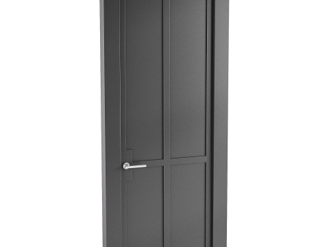 Modern entrance door 34 Modello 3D