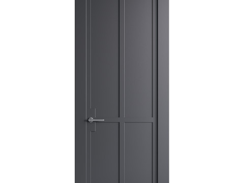Modern entrance door 34 Modello 3D