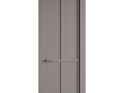 Modern entrance door 34 Modello 3D