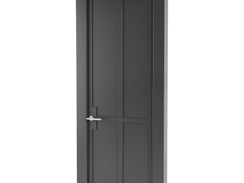 Modern entrance door 34 Modello 3D