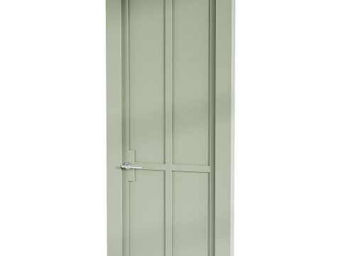 Modern entrance door 34 Modello 3D
